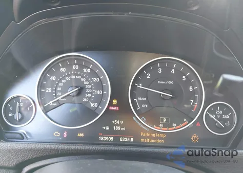 2015 BMW 328I из США, поврежденный, VIN WBA3C1C57FK121362